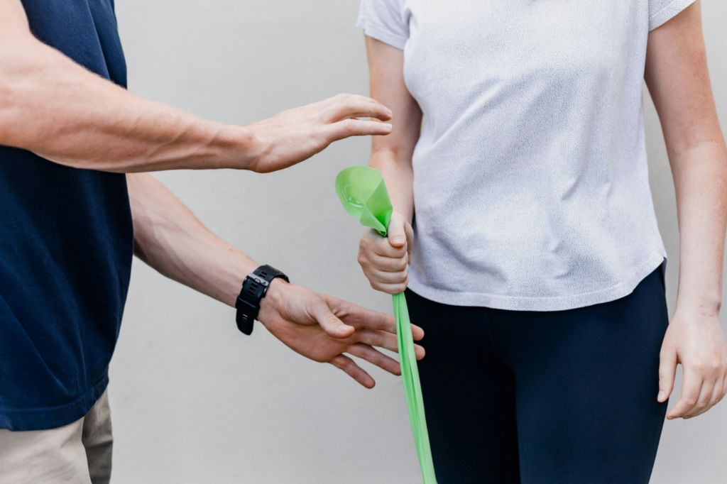 A vocational therapy session