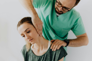 Massage Therapist Treating a Patient