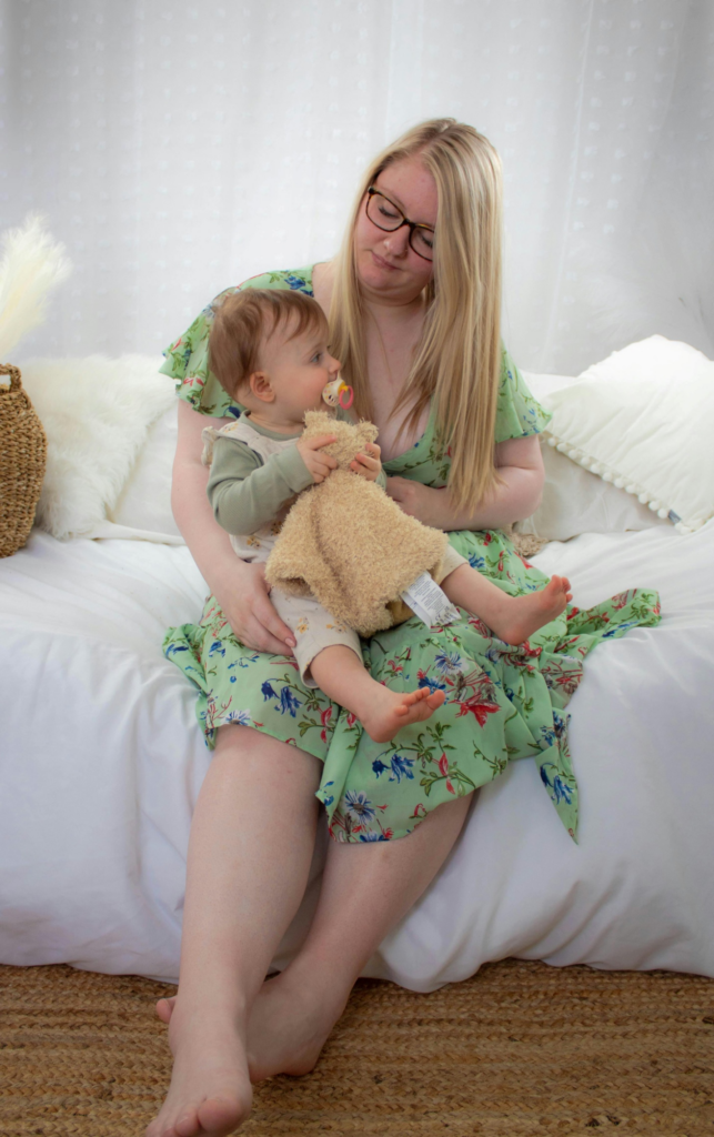 A mother with her child