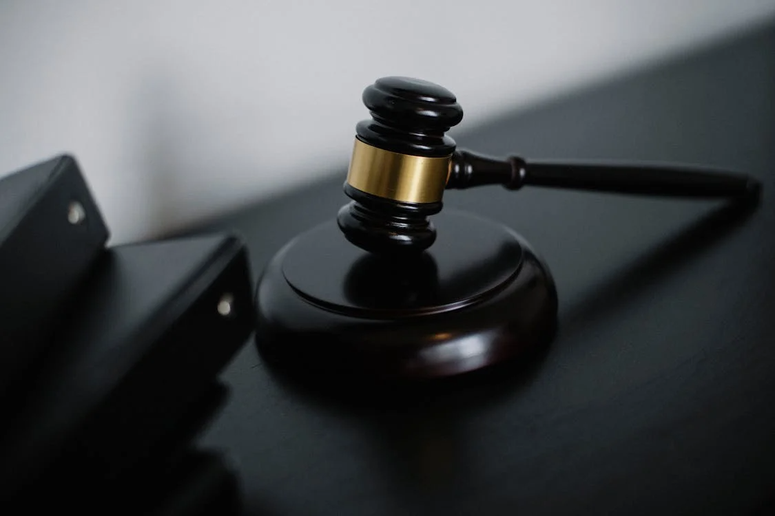 A wooden gavel