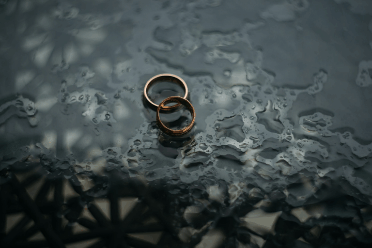 Two rings on a surface