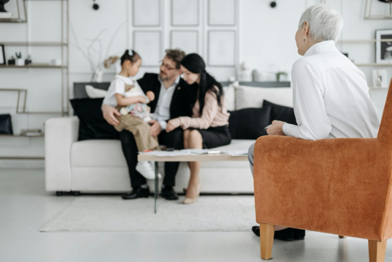 Parent meeting with a Houston CPS attorney during a child welfare case