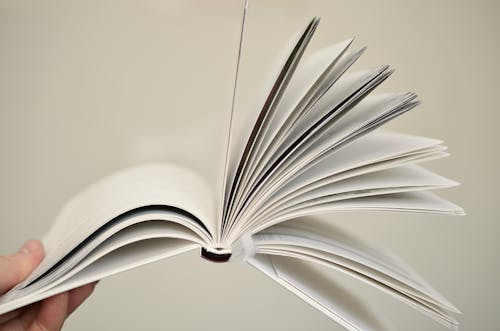 A folder of documents